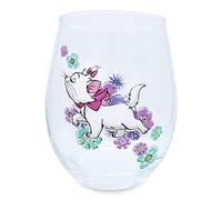 Disney The Aristocats Marie Walking Teardrop Stemless Wine Glass | Holds 20 Ounces