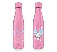 Disney The Aristocats Metal Drinks Bottle (Marie with Hearts Design) 19oz / 540ml Water Bottle - Official Merchandise