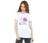 Disney Womens/Ladies The Aristocats Mother´s Day Cotton Boyfriend T-Shirt - White - White - 3XL