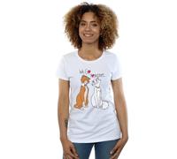 Disney The Aristocats We Go Together Cotton T-Shirt In White White S