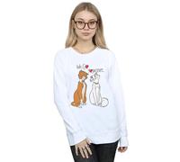 The Aristocats We Go Together Sweatshirt Disney White L