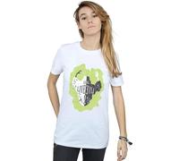 Disney Women's The Descendants Cruella Long Live Cotton Boyfriend T-Shirt in White | Size: Medium Disney White M