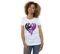 Disney The Descendants Dragon Heart Cotton T-Shirt In White White M