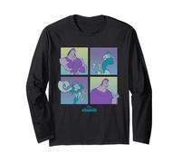 Disney The Emperors New Groove Character Grid Long Sleeve T-Shirt