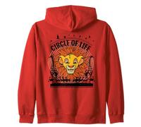 Disney The Lion King 30th Anniversary Simba Circle of Life Zip Hoodie
