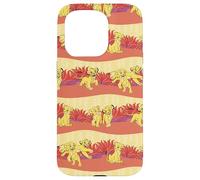 Disney The Lion King 30th Anniversary Simba & Nala Pattern Case for iPhone 15 Pro