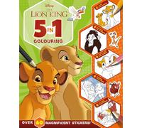 Disney The Lion King: 5 in 1 Colouring (With dot-to-dot, colour-by-numbers, copy colouring, and more!)