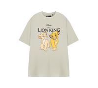 Disney The Lion King Beige Simba & Nala Short Sleeved T-Shirt Womens