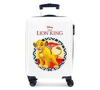 Disney The Lion King Blue Cabin Suitcase 37 x 55 x 20 cm Rigid ABS Combination Lock 34 Litre 2.6 kg 4 Double Wheels Hand Luggage