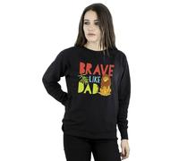 Disney The Lion King Brave Like Dad Sweatshirt In Black Black M