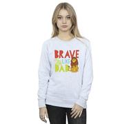 Disney The Lion King Brave Like Dad Sweatshirt In Grey Grey