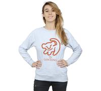 Disney The Lion King Cave Drawing Sweatshirt In Grey Grey L