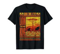 Disney The Lion King Geometric Simba Timon And Pumba T-Shirt