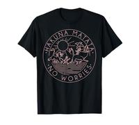 Disney The Lion King Hakuna Matata No Worries Outline Logo T-Shirt