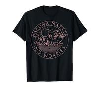 Disney The Lion King Hakuna Matata No Worries Outline Logo T-Shirt