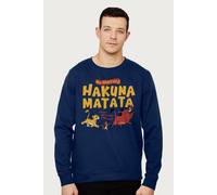 Disney The Lion King Hakuna Matata Sweatshirt In Navy Navy XL
