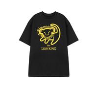 Disney The Lion King Lion King Adults Short Sleeved T-Shirt | Unisex in Black | Size: 2XL Disney Black 2XL
