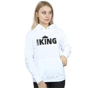 Disney Women's The Lion King Movie Crown Hoodie in White | Size: Medium Disney White M