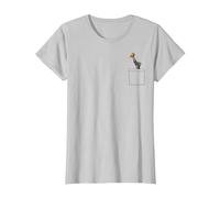 Disney The Lion King Rafiki And Simba Pocket T-Shirt, Women, Silver Grey, X-Large