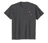 Disney The Lion King Rafiki And Simba Pocket T-Shirt, Youth, Dark Heather Grey, X-Small
