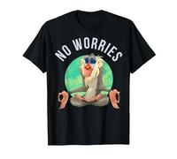Disney The Lion King Rafiki No Worries T-Shirt, Men, Black, Small