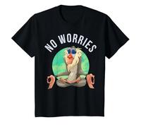 Disney The Lion King Rafiki No Worries T-Shirt, Youth, Black, 2T