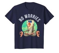 Disney The Lion King Rafiki No Worries T-Shirt, Youth, Navy Blue, 3T