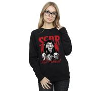 Disney Women's The Lion King Scar Be Prepared Sweatshirt in Black | Size: Medium Disney Black M