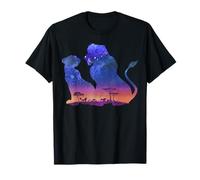 Disney The Lion King Simba And Nala Silhouette Fill T-Shirt