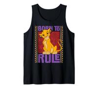 Disney The Lion King Simba Born to Rule Birthday Party Tank Top
