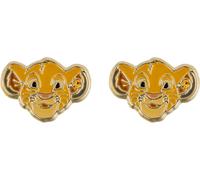 Disney The Lion King Simba Gold Plated Stud Earrings