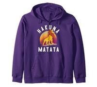 Disney The Lion King Simba Hakuna Matata Pride Rock Portrait Zip Hoodie