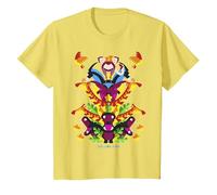Disney The Lion King Simba Nala Animal Tower Cartoon C2 T-Shirt, Youth, Lemon Yellow, Small