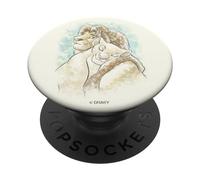 Disney The Lion King Simba Nala Snuggle Hug Watercolor PopSockets Swappable PopGrip