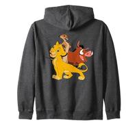 Disney The Lion King Simba, Pumba And Timon Zip Hoodie