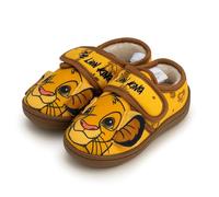 Disney The Lion King Simba Slippers with 3D Ears, Boys & Girls Soft Plush Indoor House Slippers, Non-Slip Rubber Sole, Available in UK Shoe Sizes 6-12 (UK 11)