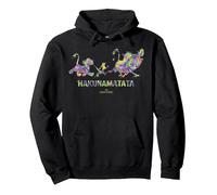 Disney The Lion King Splatter Silhouette Pullover Hoodie, Adult Unisex, Black, Small