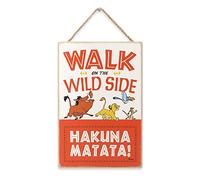 Disney The Lion King Walk on the Wild Side Hanging Wood Wall Decor