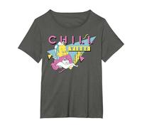 Disney The Little Mermaid Ariel And Flounder Chill Vibes T-Shirt, Women's Plus, Asphalt Grey, 2X