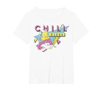 Disney The Little Mermaid Ariel And Flounder Chill Vibes T-Shirt, Women's Plus, White, 2X