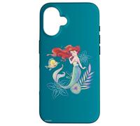 Disney The Little Mermaid Ariel and Flounder Under the Sea Case for iPhone 16