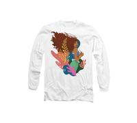 Disney The Little Mermaid Ariel, Coral Beauty Long Sleeve T-Shirt, White White