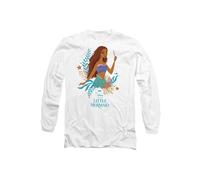 Disney The Little Mermaid Ariel Reef Long Sleeve T-Shirt, White | Size: Small Disney White S