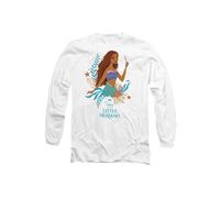 Disney The Little Mermaid Ariel Reef Long Sleeve T-Shirt, White White