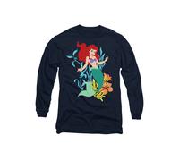 Disney The Little Mermaid Ariel Sea Kelp Long Sleeve T-Shirt, Navy | Size: XL Disney Navy XL