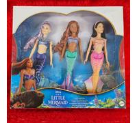 Disney The LITTLE MERMAID ARIEL & SISTERS SET Fashion DOLLS BRAND NEW Mattel