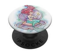 Disney The Little Mermaid Ariel Watercolor Shell PopSockets Adhesive PopGrip