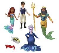 Disney The Little Mermaid Ariel's Adventures Story Set with 4 Small Dolls and A
