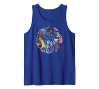 Disney The Little Mermaid Dance Beneath the Waves Tank Top, Men, Royal Blue, Small