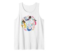 Disney The Little Mermaid Dance Beneath the Waves Tank Top, Men, White, X-Large